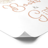 Poster Boho Neutral Citrouille Baby showers Livres et Cad (Coin)