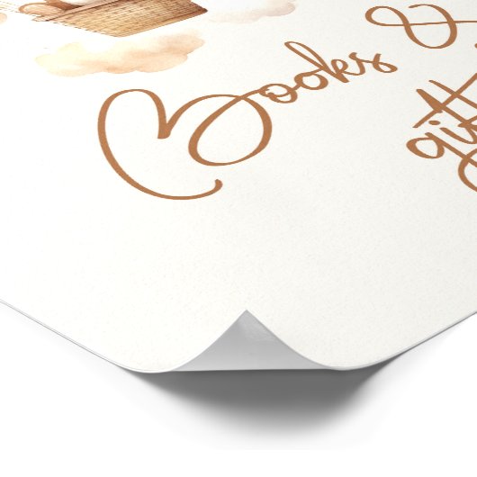 Poster Boho Nous pouvons attendre livres et cadeaux (Coin)