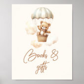 Poster Boho Nous pouvons attendre livres et cadeaux (Devant)