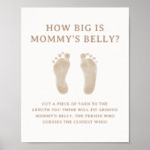 Poster Boho Nursery Chic Baby Shower Quel Grand Jeu (Devant)