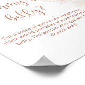 Poster Boho or papillon quelle taille est le jeu du ventr (Coin)