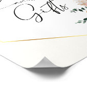 Poster Boho Pampas Grass séché Bouquet Cartes et Cadeaux  (Coin)