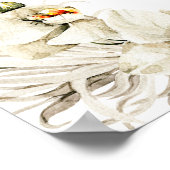 Poster Boho Pampas Orchidée en herbe Mariage Floral Bienv (Coin)