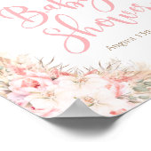 Poster Boho Pampas Orchidées Peonies Baby shower d'accuei (Coin)