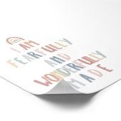 Poster Boho pastel terriblement bien fait imprimé (Coin)