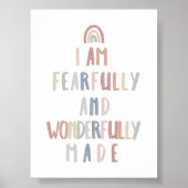 Poster Boho pastel terriblement bien fait imprimé (Devant)