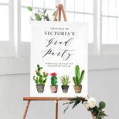 Poster Boho Pot Succulents et Cactus Graduation
