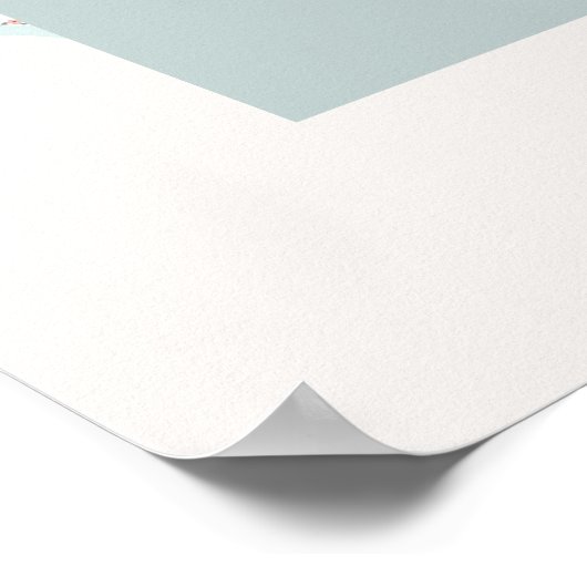 Poster Boho Rainbow Daisy Wild One first Bird Welcome (Coin)