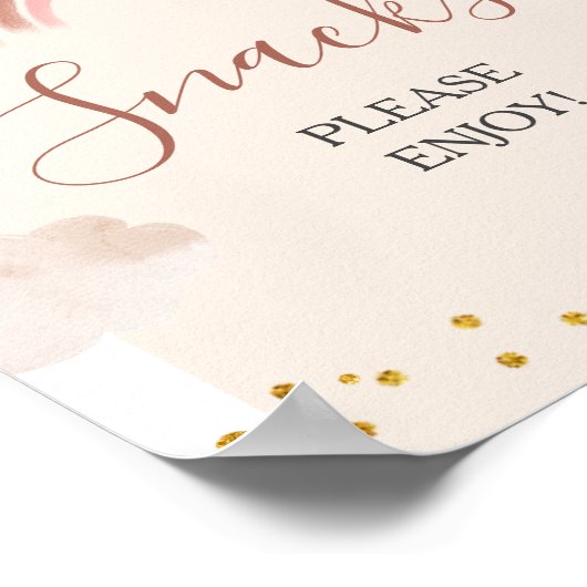 Poster Boho Rainbow n'est-elle pas Onederful Anniversaire (Coin)