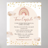 Poster Boho Rainbow n'est-elle pas une capsule de temps e (Devant)