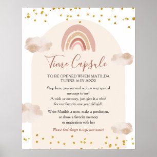 Poster Boho Rainbow n'est-elle pas une capsule de temps e