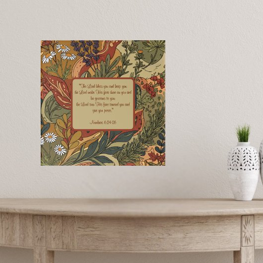 Poster Boho Rhapsody Bénédiction personnalisable
