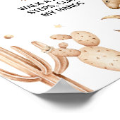 Poster Boho Rodeo Premier anniversaire Photo Jalon Signal (Coin)