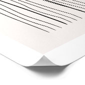 Poster Boho scandinave du milieu du siècle Simple Red Sun (Coin)