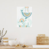 Poster Boho Sea Animaux (Cuisine)