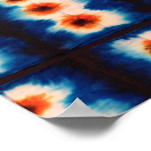 Poster Boho Shibori Tie Dye (Coin)