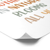 Poster Boho Sois Patient Avec Toi-Même. Rien Dans La Natu (Coin)