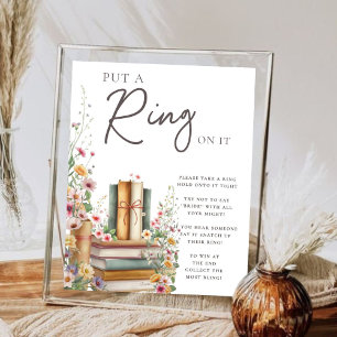 Poster Boho Storybook Floral "Mettez une ceinture dessus"