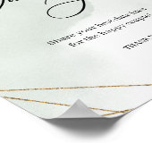 Poster Boho succulent eucalyptus or Date jarre signe de j (Coin)