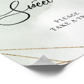 Poster Boho succulents eucalyptus or Les bébés sont doux (Coin)