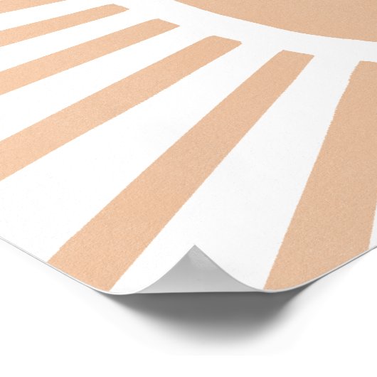 Poster Boho Sun Boho Nursery Décor Wall Art (Coin)