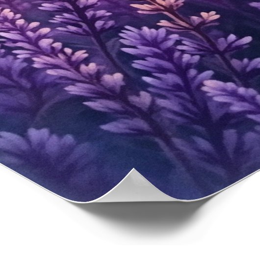 Poster Boho Sunset Lavender Wall Art (Coin)