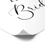 Poster Boho teepee fleuri signe de bienvenue (Coin)