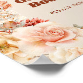 Poster Boho terracotta bordeaux super (Coin)