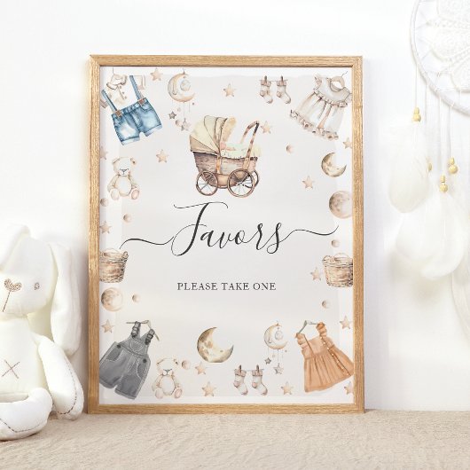 Poster Boho Vêtements Sexe Révéler Faveurs