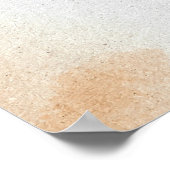 Poster Boho Watercolor moderne Tie Dye Baby shower Bienve (Coin)