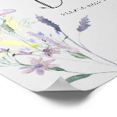 Poster Boho Wildflowers - Boissons, servez-vous (Coin)
