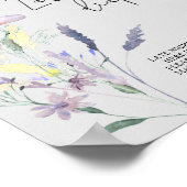Poster Boho Wildflowers \ Jeu de couches tard la nuit (Coin)