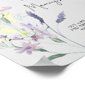Poster Boho Wildflowers - Quelle est la taille du ventre (Coin)