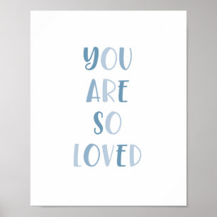 Poster Boho You Art So Loved Kids Decor