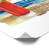 Poster Boire Dans Ma Citation À La Main Plage Nautique Va (Coin)