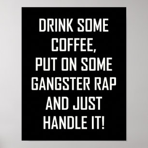 POSTER BOIRE DU CAFÉ...