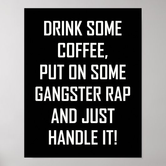 POSTER BOIRE DU CAFÉ... (Devant)