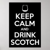 Poster Boire du Scotch (Devant)