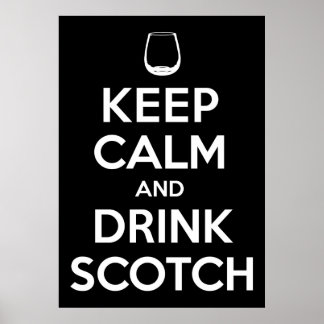 Poster Boire du Scotch