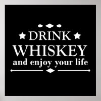 boire du whisky et profiter de la vie
