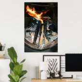 Poster Bois (Bureau à domicile)