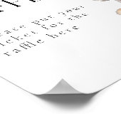 Poster Bois Animaux Baby showers modernes Brouille (Coin)