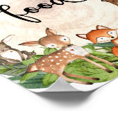 Poster Bois animaux bois tranche bois vert panneau alimen (Coin)