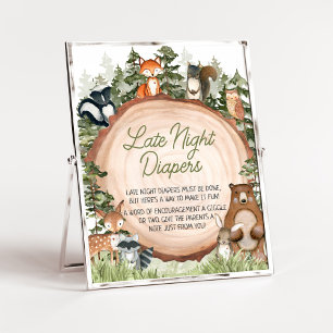Poster Bois Animaux Bois Tranches de bois Diapositives no
