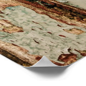 Poster Bois beige et marron (Coin)