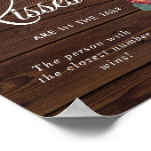 Poster Bois bleu de la Bourgogne et de la Marine Combien  (Coin)