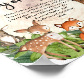 Poster Bois bûcherons ne pas dire GARÇON ou FILLE (Coin)