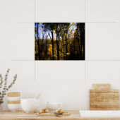 Poster Bois d'automne (Cuisine)