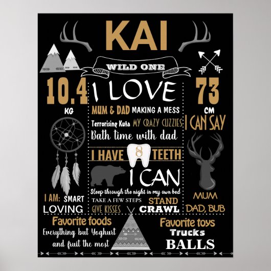 Poster Bois de bois de bûcheron bois élans orignaux Anniv (Devant)