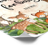 Poster Bois de bois livres en tranches de bois pour bébé (Coin)